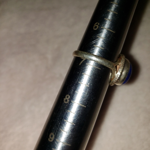 SS blue lapis ring - Picture 5 of 5